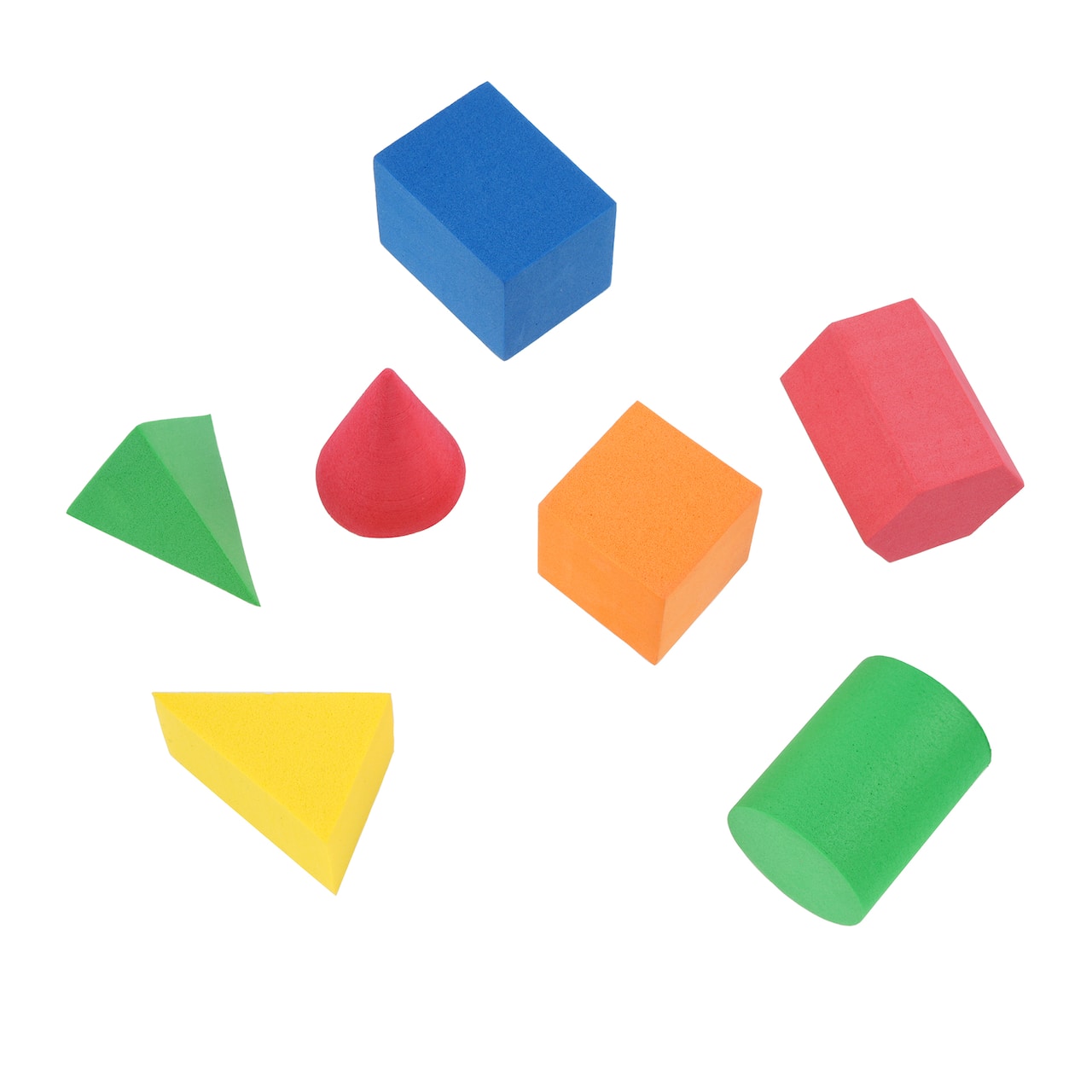 Formes en mousse 3D de couleurs primaires de Creatology